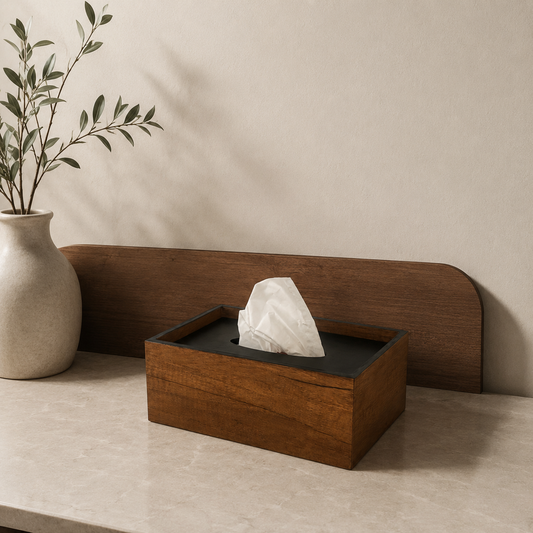 Wooden Tissue Box